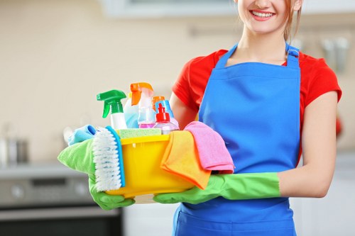 Balham Carpet Cleaners team focusing on sustainable carpet cleaning and waste reduction